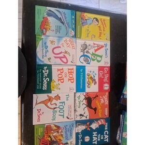 "Lot of 10 Dr Seuss Beginner Books Cat in the Hat ABC Hop on Pop Go Dog Go Kid
